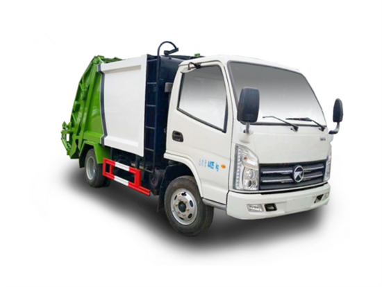 國內(nèi)首款藍(lán)牌凱馬壓縮車