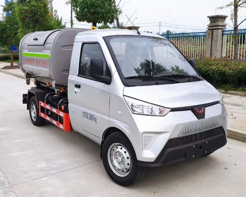 五菱純電動(dòng)勾臂垃圾車